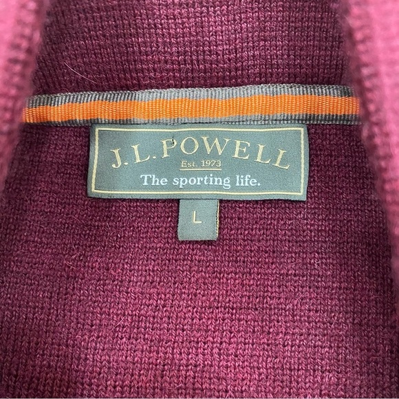 J.L. Powell The Sporting Life Men’s Alpaca blend zip up jacket Sz Large - Picture 3 of 6